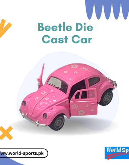 Beetle Die-Cast Car – Classic Vintage Pull-Back Metal Model Toy with Openable Doors & Realistic Design