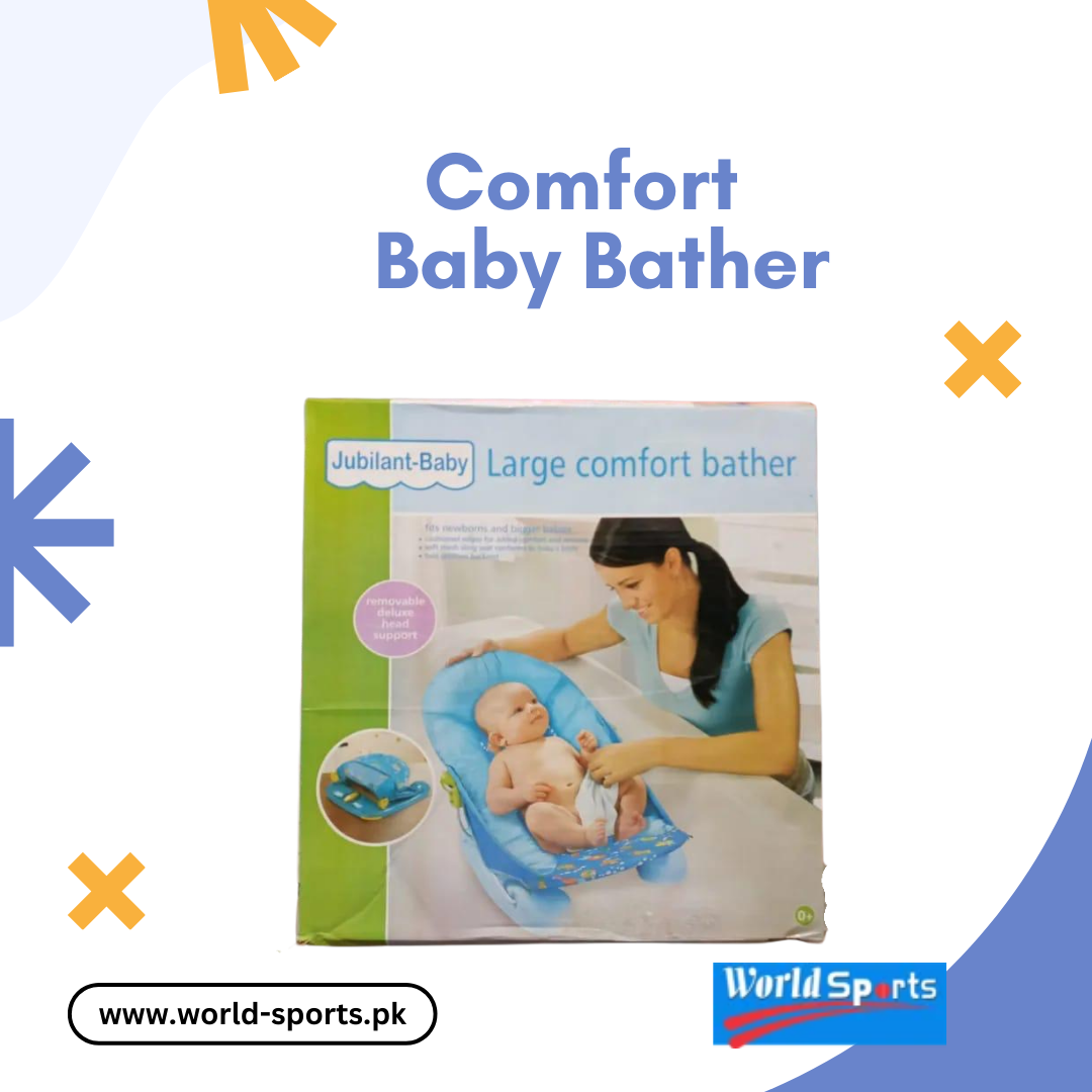 Comfort Baby Bather – Soft, Adjustable & Non-Slip Infant Bath Seat for Safe & Relaxing Bath Time