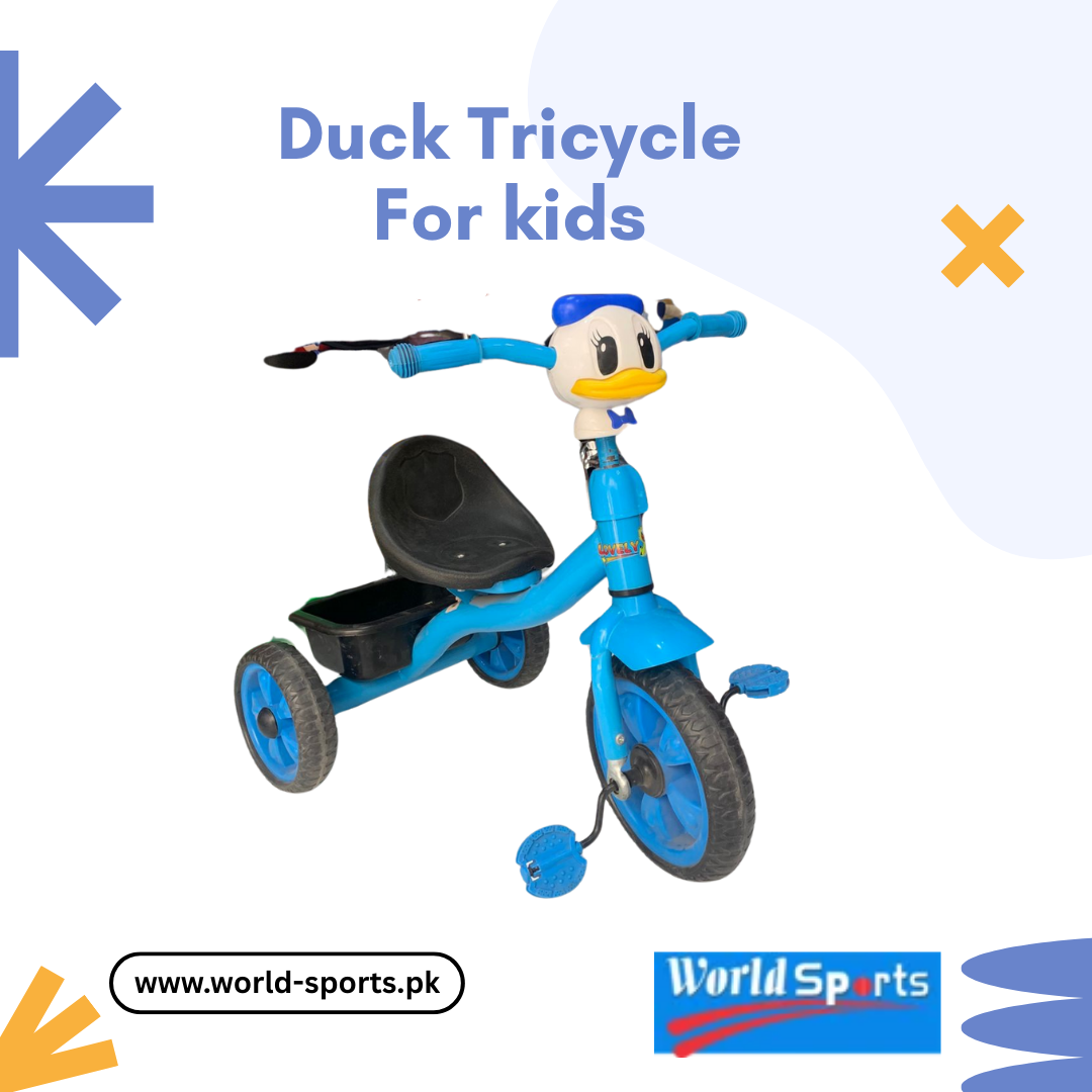 Duck Tricycle for Kids – Fun & Safe Ride-On Trike with Cute Duck Design, Comfortable Seat & Durable Wheels