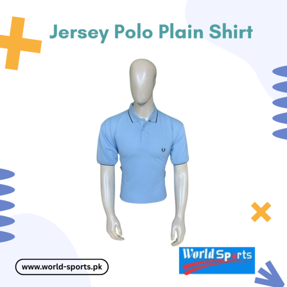 Jersey Polo Plain Shirt – Classic Fit, Soft Cotton, Comfortable & Stylish Polo T-Shirt for Men