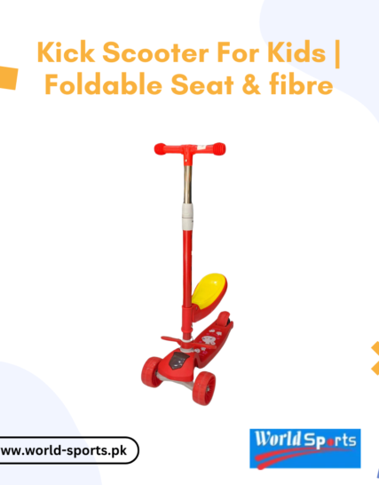 Kick Scooter for Kids | Height Adjustable | Foldable Seat | Lightweight Fiber Body