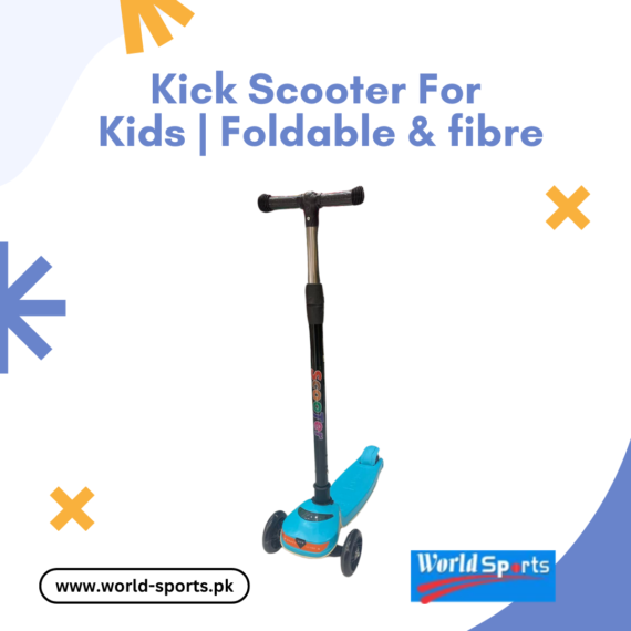 Kick Scooter for Kids | Height Adjustable | Foldable & Lightweight Fiber Frame