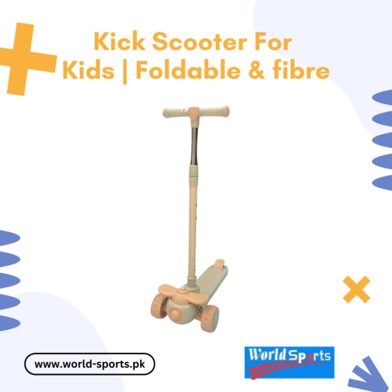 Kick Scooter for Kids | Height Adjustable | Foldable & Lightweight Fiber Frame