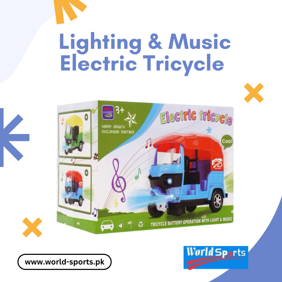 Lighting & Music Electric Tricycle | Fun & Engaging Ride-On Toy for Kids