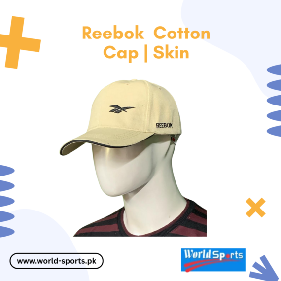 Reebok Cotton Cap for Men | Adjustable Skin-Tone Baseball Cap – Lightweight & Breathable