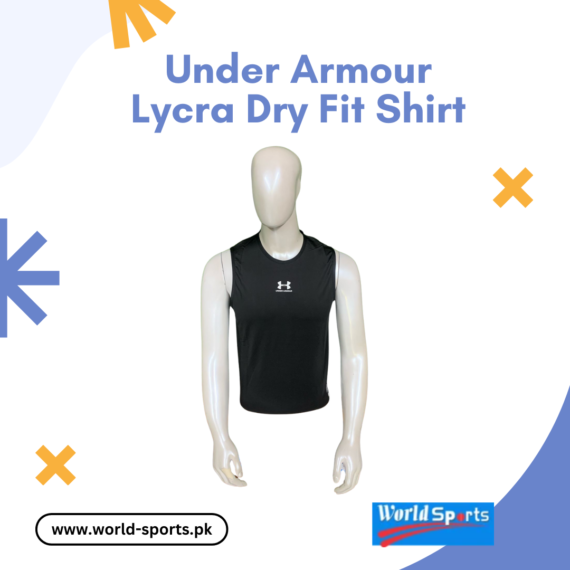 Under Armour Lycra Dry Fit Shirt for Men – Quick-Dry, Moisture-Wicking, Stretchable Gym & Sports T-Shirt