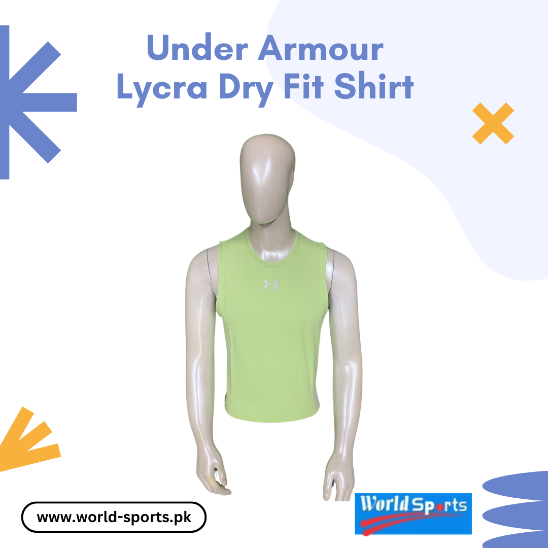 Under Armour Lycra Dry Fit Shirt – Men’s Quick-Dry, Moisture-Wicking, Stretchable Sports & Gym T-Shirt